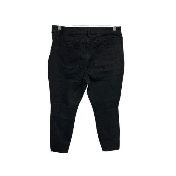 Time And Tru NWT Womens Black High Rise Skinny Jeans SZ 16 Petite - Picture 2 of 9